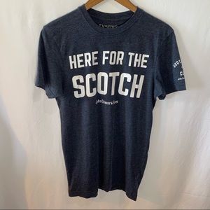 John Dewar And Sons Here For The Scotch Gray T-Shirt Size Small